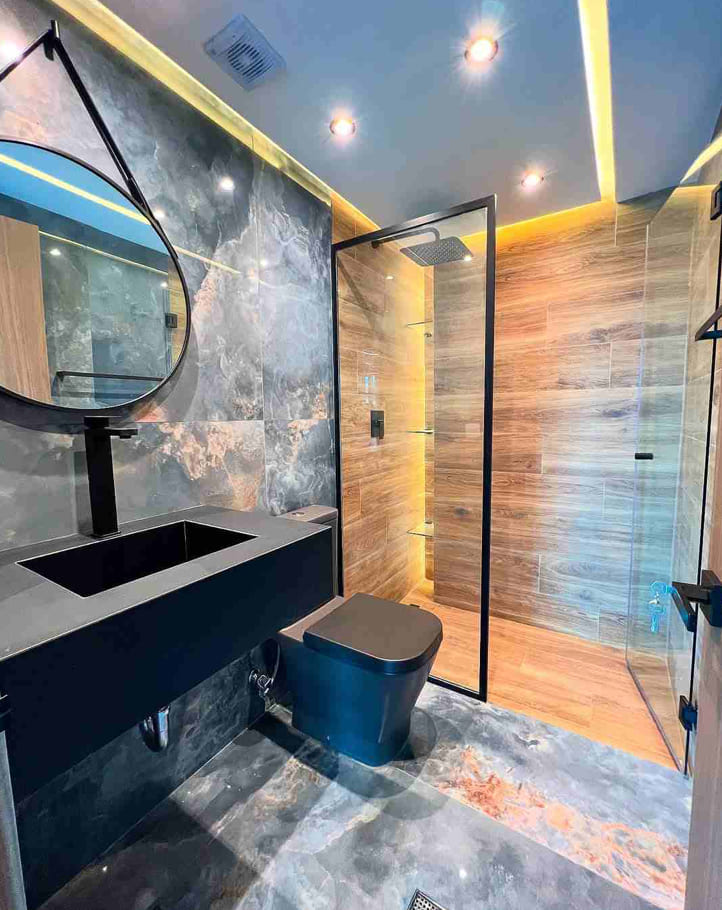 Blog baños elegantes con materiales duraderos y accesibles